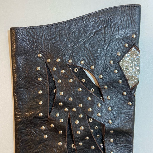 Authentic Cher Owned Italian Leather Boots Custom Cert Authenticity OfferWelcome - Picture 5 of 14